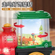 Bosile para niños Tren de vapor de vapor de vapor Modelo de locomotora de juguetes y niña de 1-3 años CAR DINOSAURA DE DINOSAURA [Versión de batería] Tren de spray eléctrico-verde