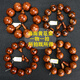 Dr Graffcarny Hainan Pulsera 20 mm Material amarillo de mar Amarillo viejo Beads budistas Purple Oil Pear Ojo de madera GRIMACIÓN Tigre Patrón de piel Color marrón 20 mm (3895