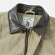 Nanyi NHSUGOO/3527 Frühling Herren neuer Retro Workwear Detroit Jacke Vielseitige kurze und breite Jacke Khaki M 90-130jin [Jin gleich 0,5 kg]