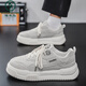 
Woodpecker men's shoes 2025 new summer breathable men's versatile casual white shoes for young people's thick sole trendy sports shoes 9910 white 42