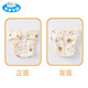 Shushoo Youpin Baby Sommerwindel-Befestigungsgurt reines Baumwollwaschableer-Maschen-Tasche und atmungsaktive Windelhosen Trainingshosen Klettverschluss Cookie Bären 2 Pack + Gaze Windel * 5 [XL-Code] Geeignet für 24-30 Jin [Jin gleich 0,5 kg]