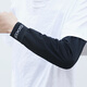 Changyin summer sunscreen men's loose version straight ice silk sleeves arm sleeves fishing construction site driving and cycling sleeves dark gray