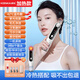KONKA blackhead extractor, blackhead suction instrument, cleaning artifact, facial small bubble cleaning and beauty instrument, pore and acne cleaner for men and women, birthday gift for boyfriend and girlfriend, heated version - small bubble cleaner + bubble water + 6 kinds of suction heads + transparent base