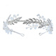 Wei Ci high-end Korean style bride crown tiara forest crystal princess headband wedding evening dress wedding hairstyle hair accessories silver