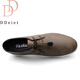 DDeiet brand men's shoes new trendy retro business casual all-match sneakers men's genuine leather soft-soled leather shoes men's khaki brand men's shoes 41 (255mm) leather shoe size