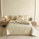 Nanjiren quilt core + four-piece set + pillow core Double household spring and autumn quilt single dormitory bedding full set with mattress Simple jacquard milkshake white Single five-piece set / three-piece set + 6Jin [Jin equals 0.5 kg] quilt core + pillow core