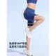 LULU CENTURY2025 Summer New Pula Improves Waist and Rats Sports Fitness Nude Feeling Yoga Shorts Pamela Cardamom Green M