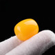 Fat Donglai quality beeswax single bead bucket beads Tibetan drum beads pier with separated beads scattered beads Xingyue Bodhi Vajra chicken fat yellow bucket beads 9*8 (mm)