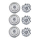 Accesorios de cabezal de Razor Philips S9000 S8000 9111 9181 9511 9988 9711 BLADE SHIPE CUBLIFICADO SIN CABEZA