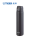 Tiger brand (TIGER) lightweight hand-opening stainless steel elastic cover vacuum insulation cold water cup birthday gift MTR-W088 880ml black wood KAT 880ml