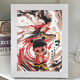 
Nezha: The Devil Child's Sea Diamond Sticker Children's Handmade Diy Material Pack Diamond Paste Paper Ao Bing 7371 Plastic Frame + Tool Pack