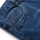 Jeans de alta gama de la marca Romon para hombres y hombres de mediana edad, pantalones de algodón informales rectos para pantalones de papá delgados de verano 3886-Dark Blue 29 [Circunferencia de cintura 2 pies 2]
