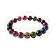 Eternal symbol brand natural crystal Brazilian 7A black rose old mine brown sugar tourmaline bracelet women's gift jewelry grade about 7mm brown sugar tourmaline