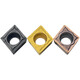 XMSJ CNC Blade Diamond CCMT09T304 Agujero interno de acero inoxidable 120404 Hoja de giro 09T308 Cuchillo 060204 CCMT060208-AH-LT9215