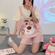 Jingpufei Summer Ladies Pajamas тонкие свободные симпатичные домашние одежды с короткими рукавами 200 [Джин равен 0,5 кг] можно носить за пределами Гуангжоу Тринадцати строк 684 Строка 175 л кода [Предлагаемое 98-112 Джин [Джин равен 0,5 кг]]]