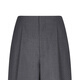 LESS [same style in the mall] 2025 summer new wool casual straight cutout pants for women 2P4E13660 011 carbon black L