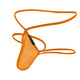 
2 packs of men's underwear high-square sexy mesh solid color cool breathable U-convex large bag hollow thong black 1 S