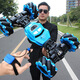 
Large dual remote control gesture sensing stunt twisting remote control car horizontal drift electric climbing remote control toy car 9900-190 blue