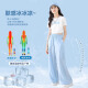 小猪彼特女童短袖套装夏季2025新款儿童工装阔腿裤两件套大童休闲运动夏装 19150紫色15265杏色 120 cm
