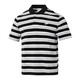 Nike (Nike) Offizielle Herrenkleidung 2025 Frühlings- und Sommer-Trendy Trendy Sportswear Striped kurzärmelig atmungsaktives Revers-Polo-Polo-Hemd FN3897-010 2XL