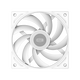 Overclocking Triple (PCCooler) F5 R12015 White 12 cm Ventilador de chasis de 15 mm Ventilador delgado de 4pin 4pin dual de bolas adecuados para ITX modificación del radiador informático de presión descendente