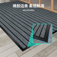 Jushiyi seven-stripe anti-slip mat with thickened edge, water absorption and dust removal, household commercial kitchen door carpet, seven-stripe gray 120*150cm