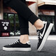 
Lunga men's shoes for spring and summer breathable board shoes for men's trendy sports casual shoes versatile ice silk canvas shoes for work and work shoes YJ-689 black 40