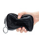 Youse (vous) Première couche Cow I Le cuir Diamond Mini portefeuille Keetchain Coin Sac en cuir Double Zipper Coin Wallet Rangement Sac