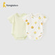 Tongtai (TONGTAI) baby bag, summer pure cotton baby onesie, clothes, rompers, thin pajamas, green 66cm