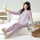 Frühling und Herbst, integrierter Pyjamas mit Brustpolstern für Frauen aus der Heimat- und Winter-Heimkleidung für Frauen, die große Größe von Frauen aus Baumwolle und Winter und großer Größe für Freizeitkleidung, HRY1047 M (empfohlen 75-95 Jin [Jin Equals 0,5 kg]) getragen werden können.