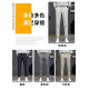
Woodpecker Cropped Pants Men's Summer Ice Silk Thin Straight Slim Casual Pants for Boys 2025 New Iron-Free Men's Pants 9902 Light Gray 31