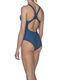 Arena Women's Feel Dynamo Sports Swimsuit Swim Professional Back Women's Swimsuit Navy 20