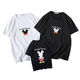 Ropa modal de padres e hijos en verano, familia de tres o cuatro padres, ropa de mujer, hermano y hermana, camiseta de algodón puro, niños pequeños, medianos y grandes de manga corta SQ686: Gray [One Piece] 120 Bebé de hombres