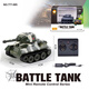 Xiaofeiju Flying Orange Internet Celebrity Mini Remote Control Remote Tank Simulario Doble Battle Life Modelo Military Military-Child Interactive Toy Mini control remoto Castador Tank [Camuflage Green]