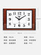 Combasi Living room wall clock mute bedroom office hanging table simple calendar clock household quartz clock perpetual calendar wood grain color (6215) others