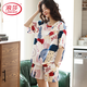 Langsha Light Luxury 2025 Pajamas ricos para mujeres en verano algodón puro pantalones cortos de manga corta algodón de algodón casual de ropa para el hogar