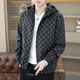 
Guanmao Pei Chun Light Luxury Men's European Edition Hooded Three-Bar 2025 New Green Jacket Trendy Waterproof Jacket Top Men's Jacket Men 9901MIM Black M [80-95Jin[Jin equals 0.5 kg]]