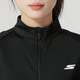 斯凯奇（Skechers）套装女 运动服立领夹克外套 跑步健身训练长裤休闲裤直筒裤裤子 黑色两件套/外套+长裤 XS
