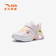 ANTA Children's Sandals Girls' Shoes 2026 Summer New Product Wing Flash Flash Light Outdoor Frame Shoes Beach Shoes Anta White/Pink White/Orange-1 33