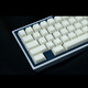 Miaopu Le white marble 114 key mechanical keyboard keycap PBT two-color molded cherry original height adaptation 6187, etc. White marble keycap Yes