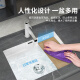 
BoBI ceramic under counter basin square wash basin with washboard washing basin balcony wash basin embedded sink 854 under counter wash basin (60*45*24cm)