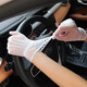 Summer sun protection gloves for women ultra-thin lace mesh breathable performance etiquette gloves for wedding bride wedding gloves sun protection mesh gloves - black * 2 pairs
