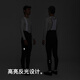 GRC桀骜无尽男士秋冬季新款TECH系列抓绒保暖反光背带骑行裤长裤 梅紫色新色 L