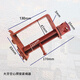 丽田货车紧绳器手动收紧器车用重型小型汽车焊接拉紧绳器棘轮撬棍 大号大牙通管紧绳器-1047