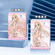 The name of the noun around the surrounding Rima Maiko Maiko face code Saka brick 2D acrylic stand ornament v681-Honma Maiko-Fantasy Blue 6*9cm