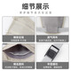 Huayu Qimeng Antift Sac Certe Ajustement Sac de taille voyage à l'étranger Sports Européens Hommes et femmes Invisible Sac de passeport mince Portefeuille Antift Portefeuille et femmes Gray [Invisible Ferme Ajustement anti-vol] All-Code