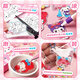 Open Bud Magic Hotpot Mousse Texture Texture Pinch Lediy Handmade Girl Play House Toys Graduation Graduation Gift