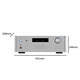 ROTEL Luyao RA-1572MKII audio HiFi high-fidelity amplifier home Bluetooth amplifier stereo combined power amplifier 200W/channel Silver