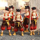 House play toys Children's Day Nezha performance costumes for boys and girls performances Cos clothing cheerleading uniforms children's clothing Nezha [8-piece set] Qiankun Circle 150 sizes (suggested height: 140-150cm)