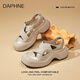 Daphne Daphne dicke Lochschuhe für Frauen für Frauen im Sommer 2025 Neue kleine, lässige Strandsandalen und halbe Hausschuhe